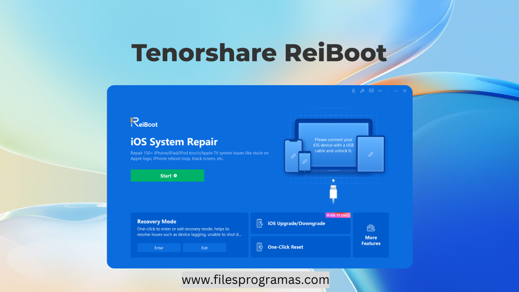 Tenorshare ReiBoot Cracked Version