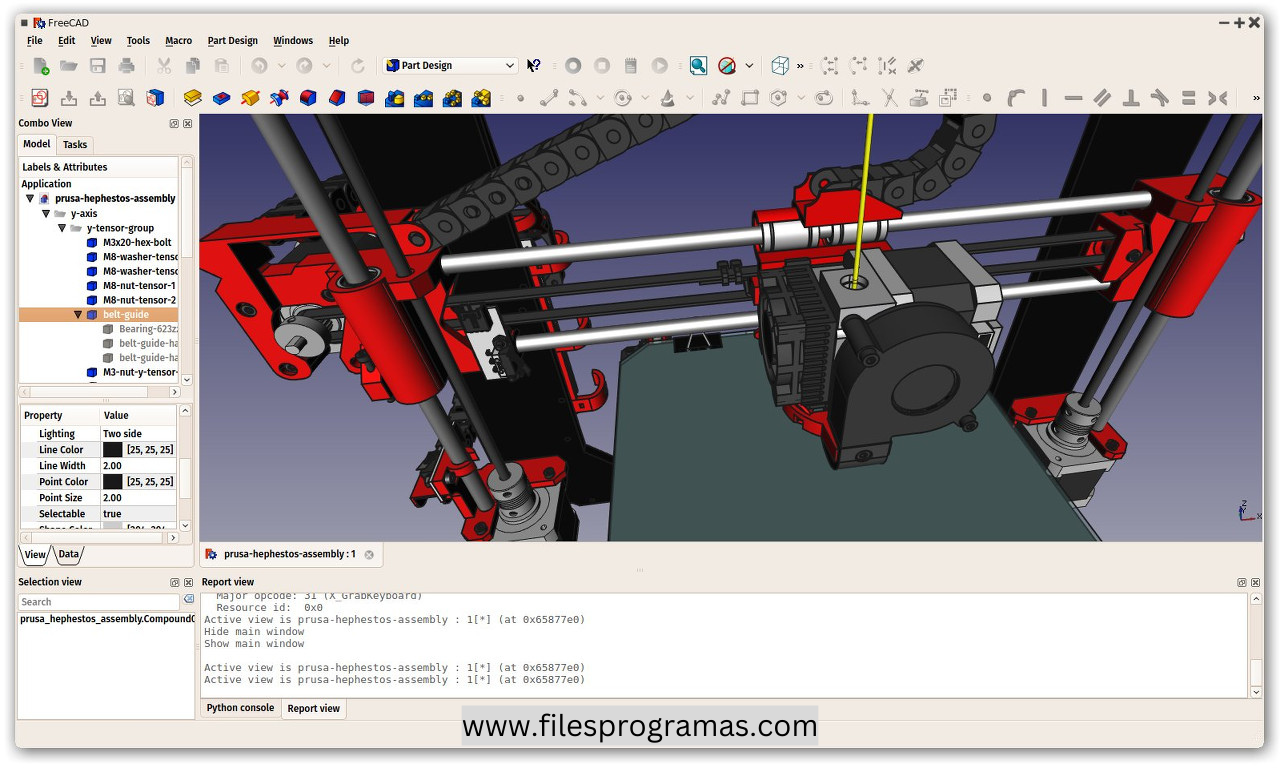 Grieta FreeCAD